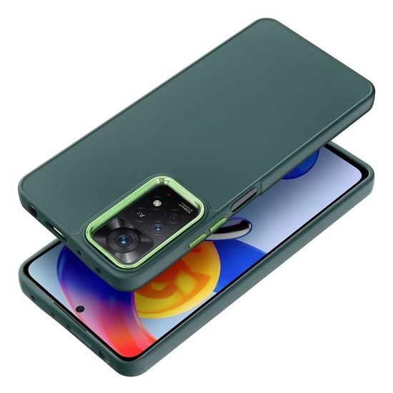 Obal / kryt na Xiaomi Redmi Note 11 Pro / 11 Pro 5G zelený - Frame Case