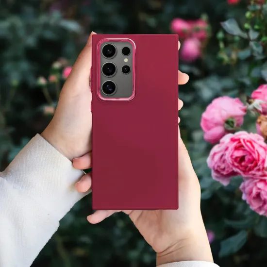 Obal / kryt na Xiaomi Redmi Note 14 PRO 4G červený - FRAME