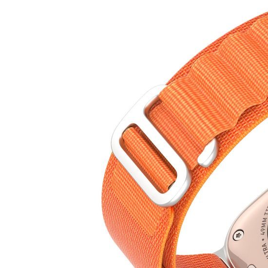 Řemínek na Apple Watch 42/44/45/49mm oranžový - DUX DUCIS GS