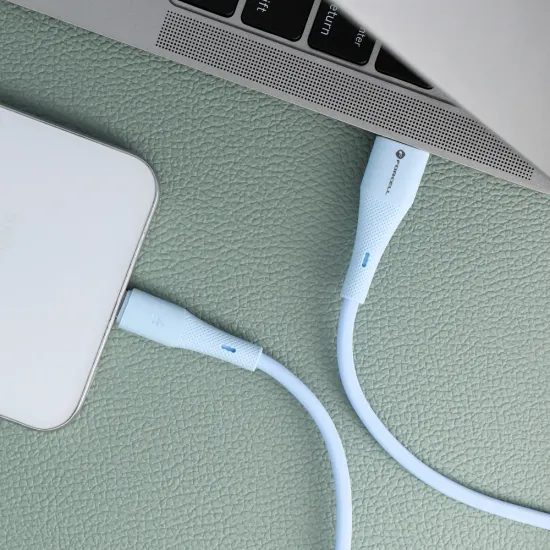 Datový / nabíjecí kabel USB-A/USB-C QC4.0 3A 66W C342 1 m modrý - Forcell F-Energy