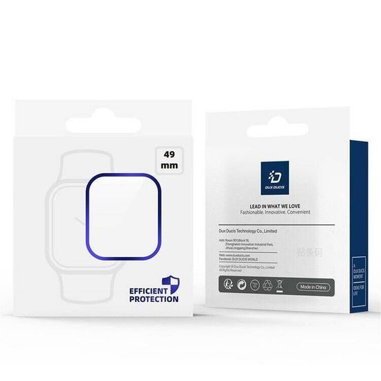 Tvrzené / ochranné sklo Apple Watch Ultra/Ultra 2 49mm stříbrné - DUX DUCIS