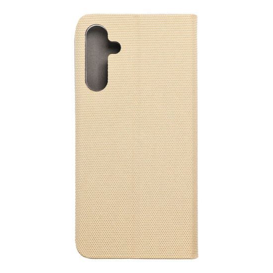 Pouzdro / obal na Samsung Galaxy A15 zlaté - knížkové SENSITIVE Book