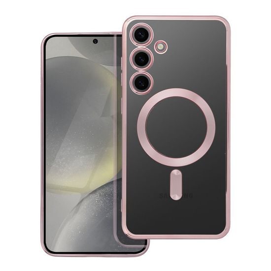 Obal / kryt na Samsung Galaxy S24 Plus růžový - Electro Mag Cover