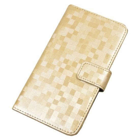 Puzdro / obal univerzálnej veľkosti XL 5-5,5" zlatý - kniha Brilly Book