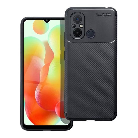 Obal / kryt na Xiaomi Redmi 12C černý - CARBON PREMIUM