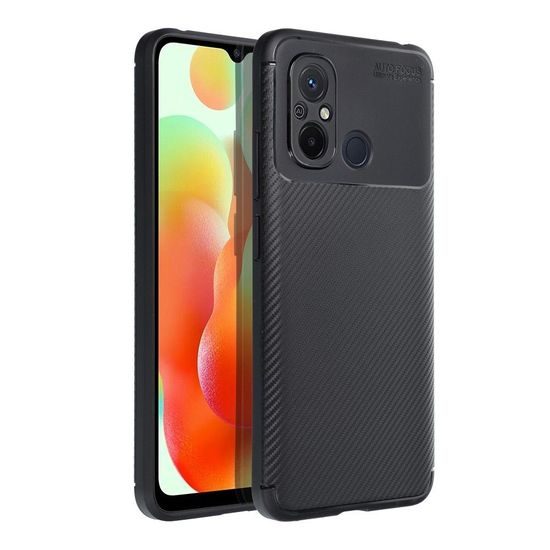 Obal / kryt na Xiaomi Redmi 12C černý - CARBON PREMIUM