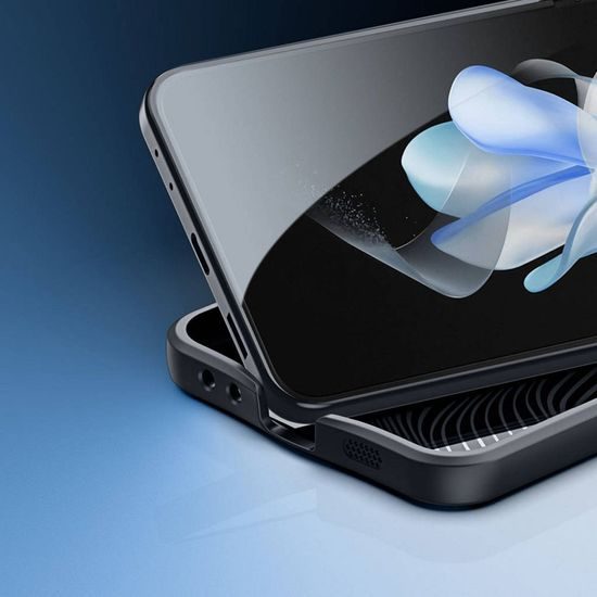 Obal / kryt na Samsung Galaxy Z Flip 5 5G čierny - DUX DUCIS Aimo - Odolný zadný kryt