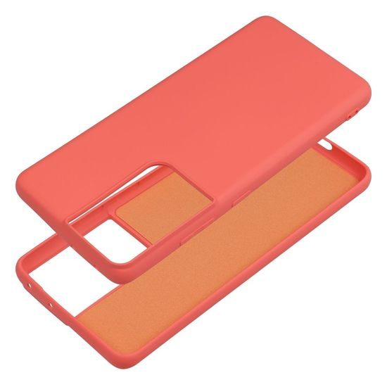 Obal / kryt pre Samsung Galaxy S21 Ultra ružový - Forcell SILICONE LITE