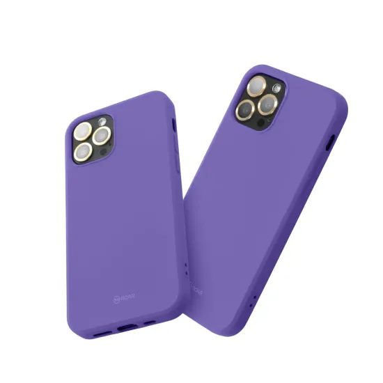 Obal / kryt na Xiaomi Redmi Note 15 Pro 5G fialový - Roar Colourful Jelly