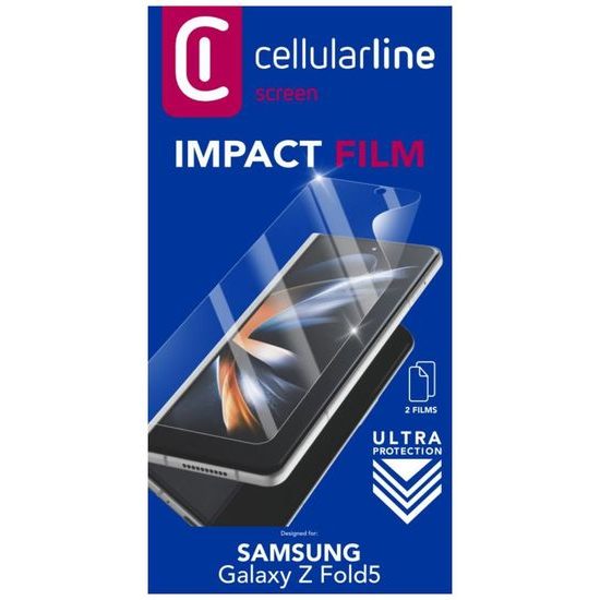 Ochranná fólie displeje pro Samsung Galaxy Z Fold5 (2ks v balení) - Cellularline