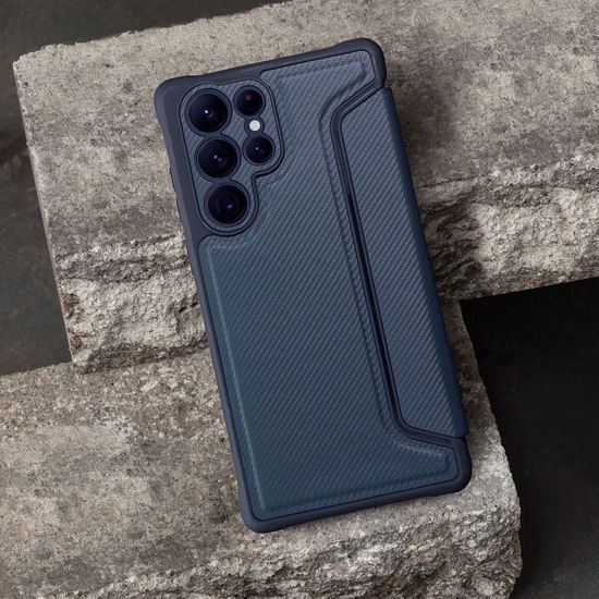 Puzdro / obal na Samsung Galaxy A05s modrý - kniha RAZOR Book