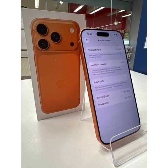 Apple iPhone 17 Pro 512GB oranžový - použitý (A+)