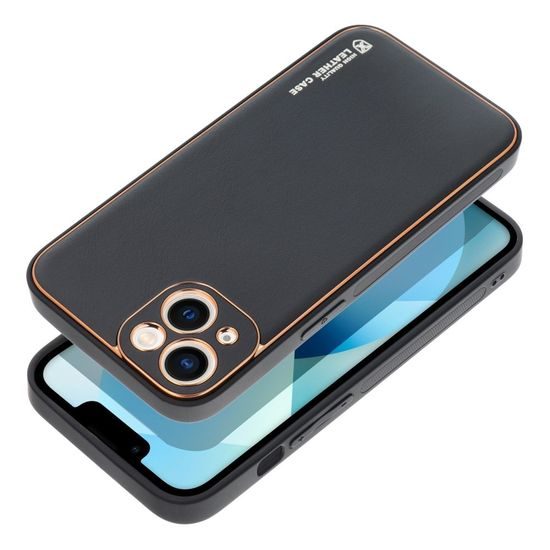 Obal / kryt na Apple iPhone 13 MINI, černý - Forcell Leather