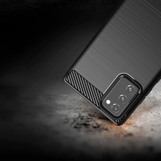 Obal / kryt pre Samsung Galaxy Note 20 čierny - Forcell CARBON