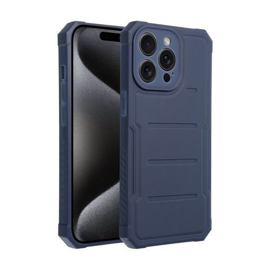 Obal / kryt na Apple iPhone 15 Pro Max modré - Heavy Duty