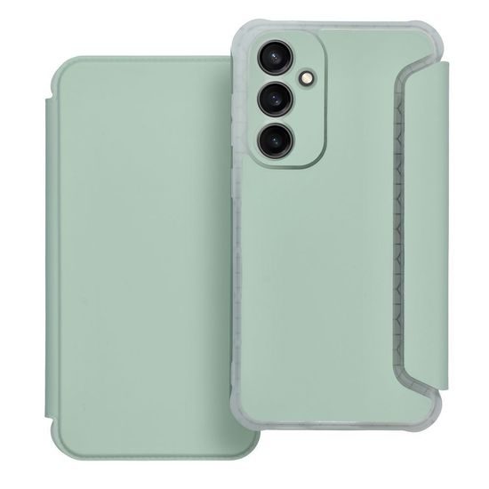 Pouzdro / obal na Samsung Galaxy S23 FE zelené - knížkové PIANO