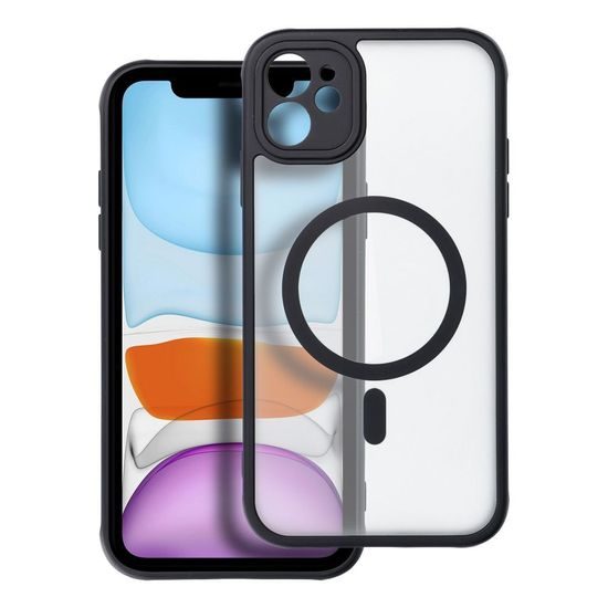 Obal / kryt na Apple iPhone 11 čierne - Matte Mag Cover
