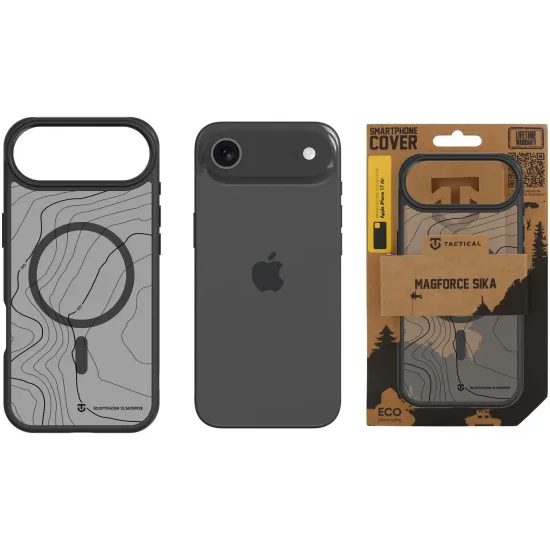 Obal / kryt na Apple iPhone Air černý - Tactical MagForce Hyperstealth Sika