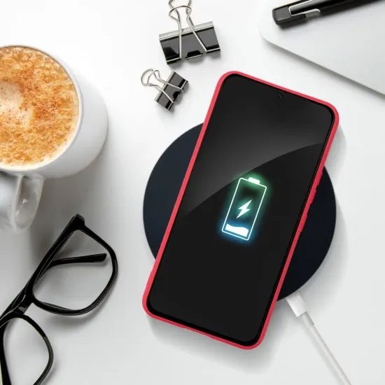 Obal / kryt na Xiaomi Redmi Note 15 Pro 5G červený - SOFT