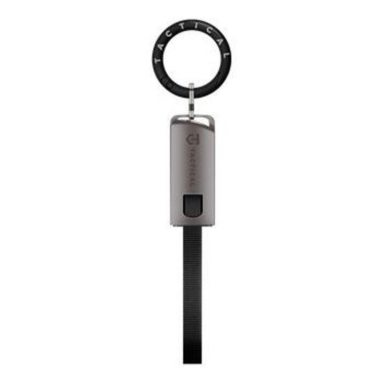 Datový / nabíjecí kabel (klíčenka) USB-C/USB-C černý - Tactical OODA Loop