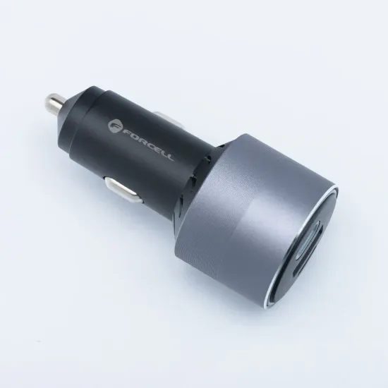 Nabíječka do auta 85W PD+QC4.0+SAM SFC2.0, 2xUSB C+USB A - FORCELL F-ENERGY