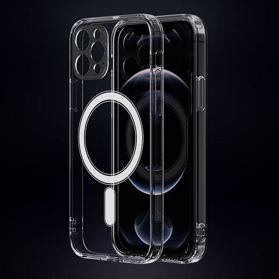 Pouzdro / obal na Apple iPhone 12 průhledný - Mag Cover