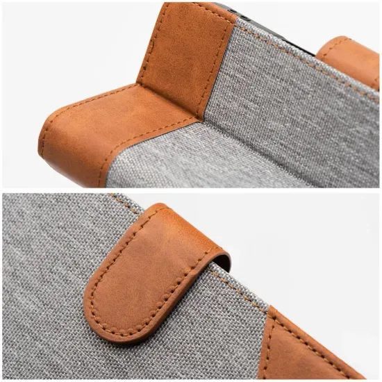 Pouzdro / obal na Xiaomi Redmi Note 14 4G šedé - knížkové Jeans