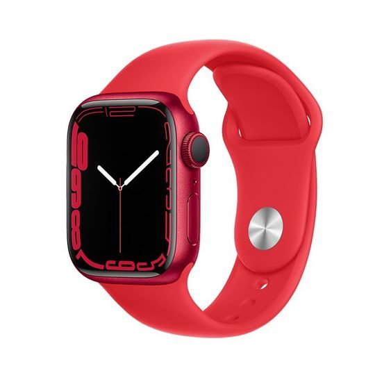 Silikonový náramek pro Apple Watch 42/44/45/49mm červený - FORCELL