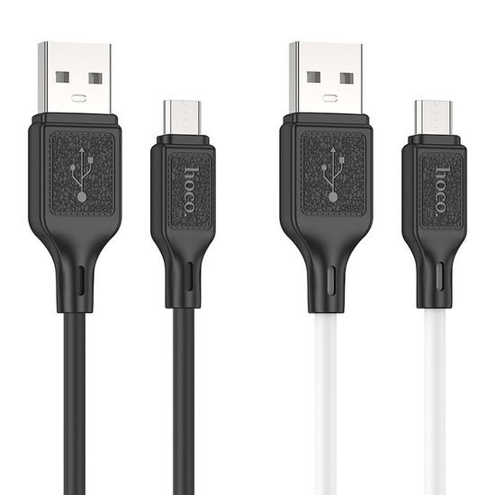 Kabel USB A to Micro USB 2,4A X90 1m černý - HOCO