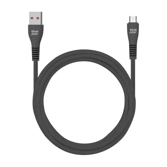 Nabíjecí kabel USB A / Micro USB 2A 12W černý 1m - Bluestar