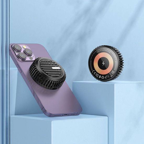 Bezdrátová MagSafe nabíječka 15W černá - HOCO