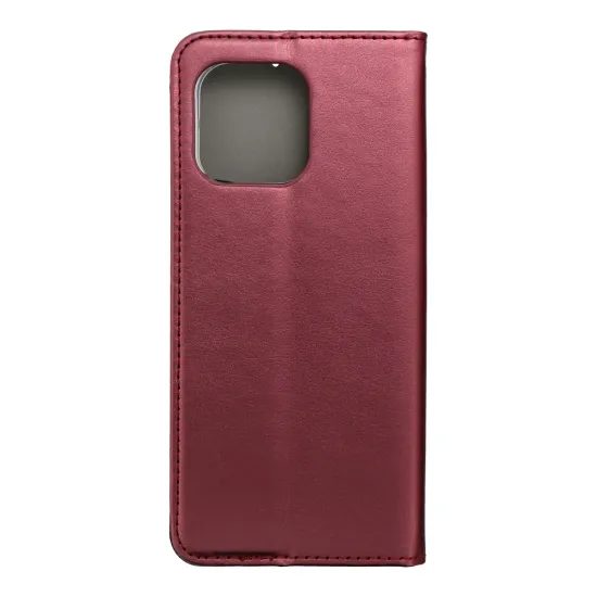 Pouzdro / obal na Motorola G86 5G vínové - knížkové Smart Magneto Book Case