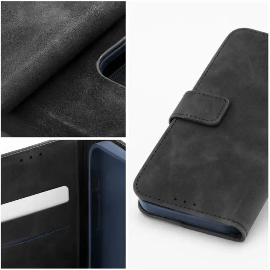 Puzdro / obal na Samsung Galaxy A16 5G čierne - kniha TENDER