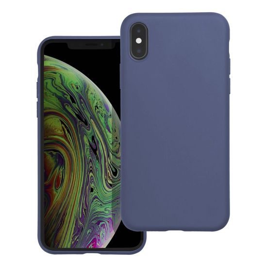 Obal / kryt na Apple iPhone X / XS modrý - MATT