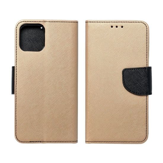 Puzdro / obal pre Apple iPhone 12 Pro Max zlaté - kniha Fancy Book