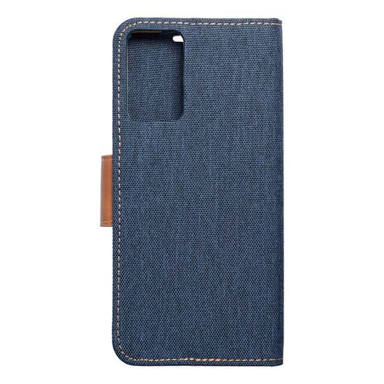Pouzdro / obal na Xiaomi Redmi Note 12S modré - knížkové CANVAS
