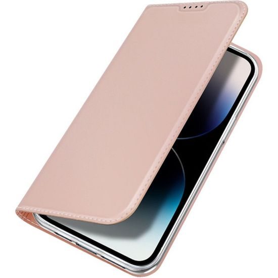 Pouzdro / obal na Apple iPhone 15 Pro růžové - knížkové DUX DUCIS Skin Pro