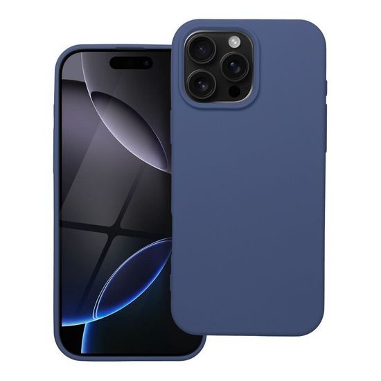 Obal / kryt na Apple iPhone 16 Pro Max modrý - SILICONE Case