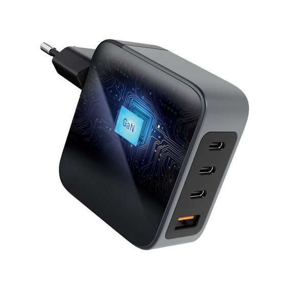 Cestovní nabíječka Forcell F-Energy se zásuvkami 3x USB C a USB A - 100W s funkcí PD a Quick Charge 4.0