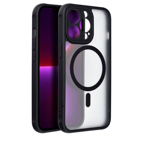 Obal / kryt na Apple iPhone 13 PRO čierne - Full Matte Mag Cover