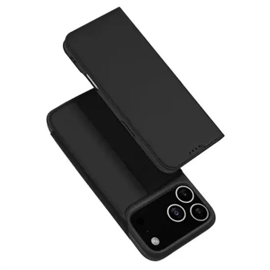 Pouzdro / obal na Apple iPhone 17 Pro černé - knížkové DUX DUCIS