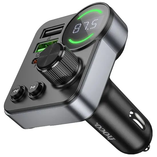 Transmiter FM bluetooth 5.4 + USB-A / USB-C 48W - HOCO