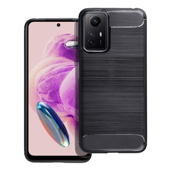Obal / kryt na Xiaomi Redmi Note 12S černý - Forcell CARBON