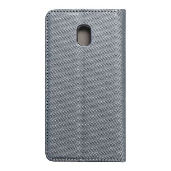 Pouzdro / obal na Samsung Galaxy J3 2017 šedé - knížkové SMART