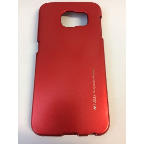 Obal / kryt pre Samsung Galaxy S6 červený - iJELLY