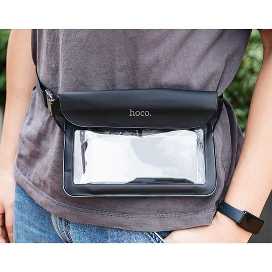 Voděodolný obal na telefon IPX8 HX51 černý - HOCO