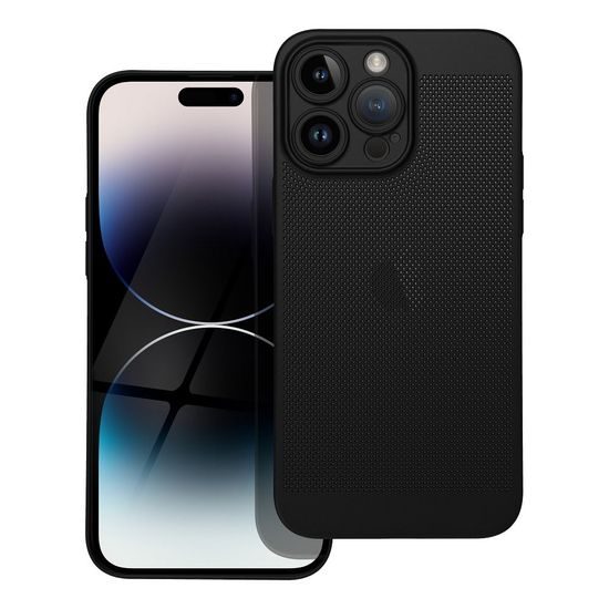 Obal / kryt na Apple iPhone 14 Pro Max černý - BREEZY