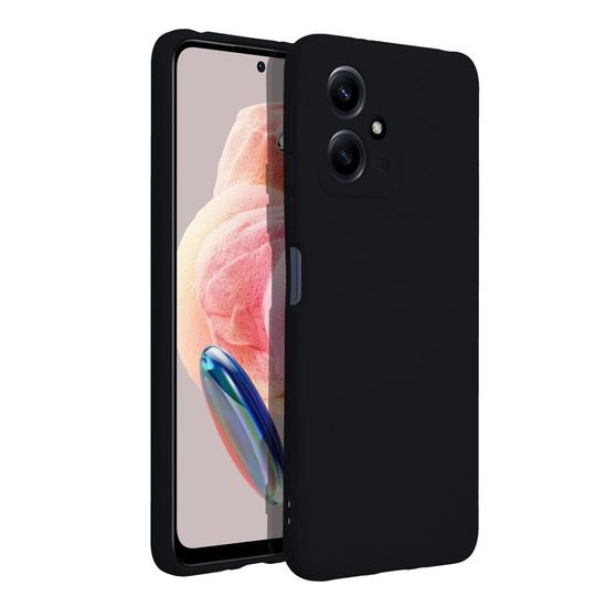 Obal / kryt na Xiaomi Redmi NOTE 12 5G čierny - SILIKÓNOVÉ puzdro