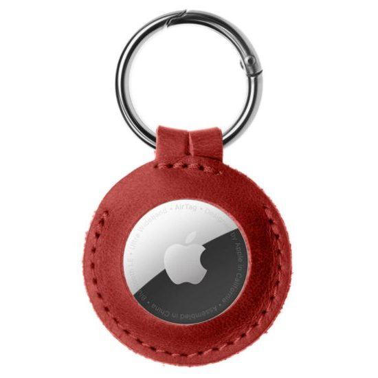 Obal / kryt pre Apple Airtag červený - FIXED Case