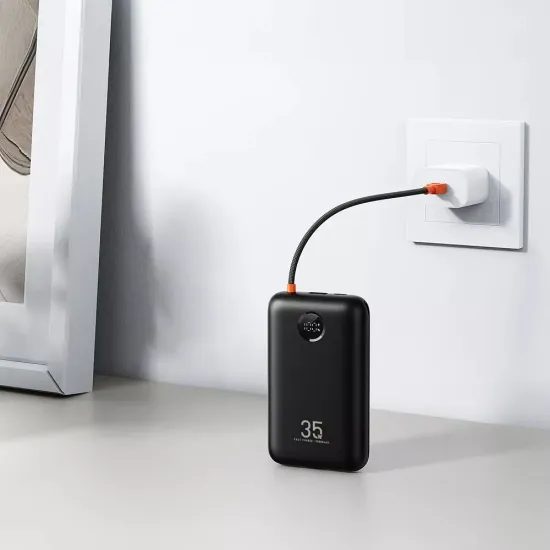 Powerbanka 20000mAh QC3.0 PD 35W (USB-C + Lightning) černá - VEGER